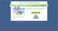 Desktop Screenshot of buero-braun.de